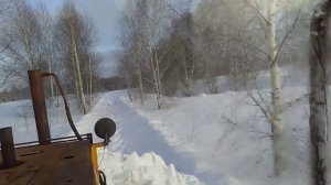 09.01.2022г. едем чистить снег дорогие ДТ 75 Казахстан