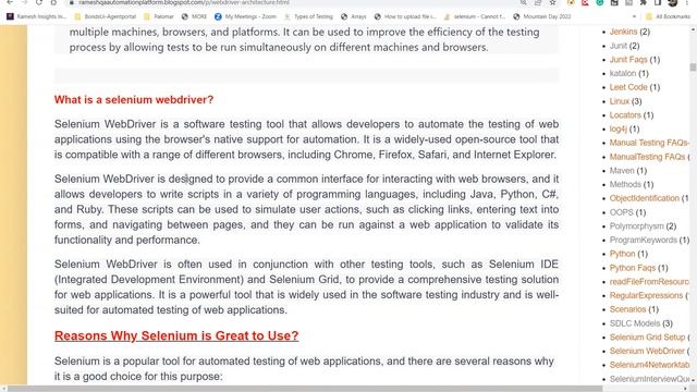 Selenium WebDriver Introduction Part1 OCT 06 2023 смотреть онлайн