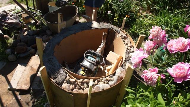 Оформление камнем колодца (скважины) своими руками смотреть онлайн