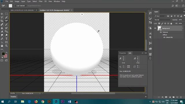 Graphic design class photoshop tutorial Eyedropper and 3D tool смотреть онлайн