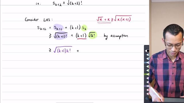 Second Order Recurrence Formula (3 of 3: Proving k+2 case) смотреть онлайн