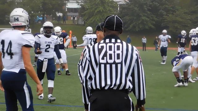 Gilman called for illegal forward pass Gilman/Mount St. Joseph football 10/1/16 смотреть онлайн