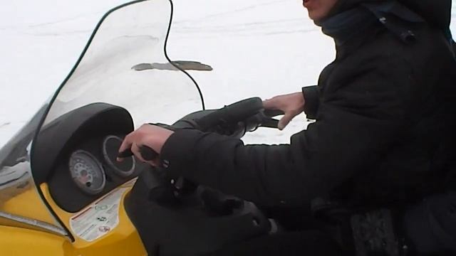 покатушки на снегоходе 01.04.2018