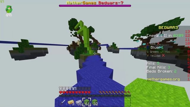 Minecraft Bedwars смотреть онлайн