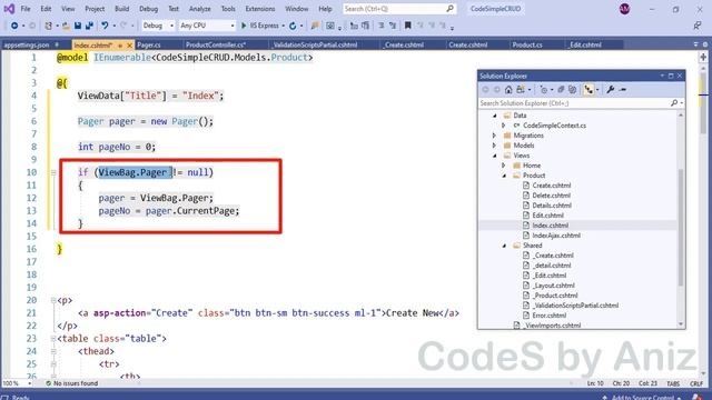asp.net core MVC crud Pagination смотреть онлайн