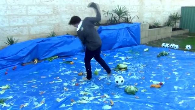 Slip 'N' Slide Of Death   Feat  HowToBasic    BLOOD WARNING    World Cup