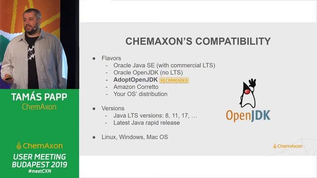 Tamas Papp (ChemAxon): Supported Java Flavors & Versions смотреть онлайн