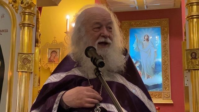 О. Валериан Кречетов 3.04.22 Проповедь смотреть онлайн