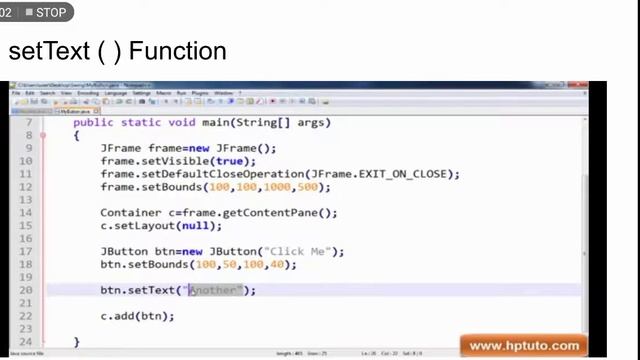 CS-309 JPasswordField & JButton / Swing in Java part 6 by Naveen Dabley смотреть онлайн
