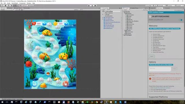 MK - Aqua Bubble Shooter Full Game Asset - How Install IAP смотреть онлайн