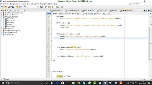 Copy Constructor In C++ part-1 смотреть онлайн