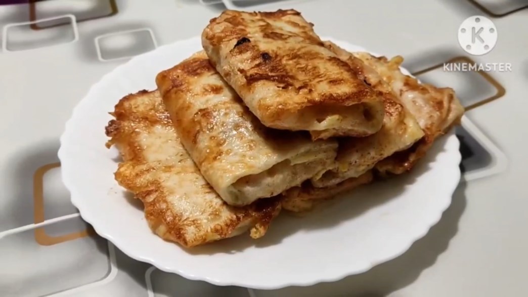 Быстрые пирожки из лаваша вместо пиццы. Рецепт на скорую руку смотреть онлайн