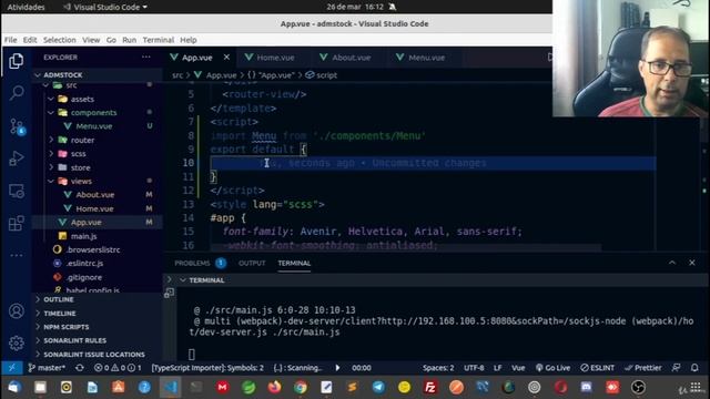 Criando Primeiro Menu com vue.js смотреть онлайн