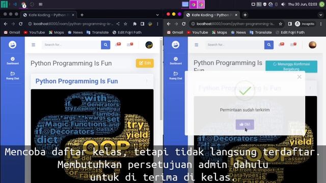 Aplikasi Chat Menggunakan Django ASGI смотреть онлайн