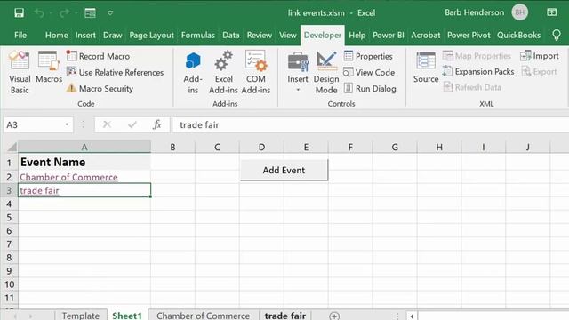 Link worksheets to a list on main page in Excel смотреть онлайн