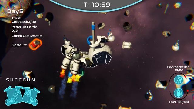 SPACE JANITOR: Collect Spacial Debris and Fix Up Sattelites in this Simulation Game (PC) 5MG смотреть онлайн