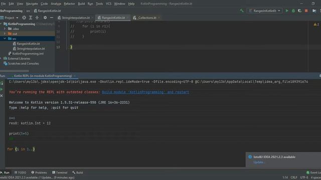 Repl : Read Evel Print Loop For Kotlin In intellij idea | Api-21 | 2021 смотреть онлайн