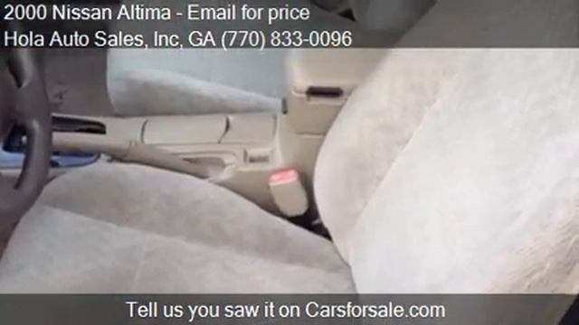 2000 Nissan Altima GXE 4dr Sedan for sale in Atlanta, GA 303 смотреть онлайн