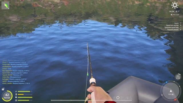 Русская рыбалка 4 - озеро Куори - Форель трофейная за островом смотреть онлайн