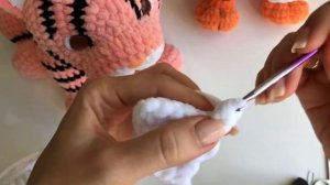 Тигр крючком. Мастер-класс. Часть 3