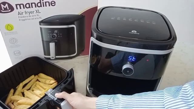 Unboxing and How to use Air fryer XL Mandine - Comment utiliser Friteuse à air XL Mandine