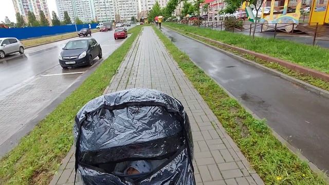 Гуляем под дождем/улитки на дороге/открытие FixPrice/подарочек для Феди/покупки Детский мир смотреть онлайн