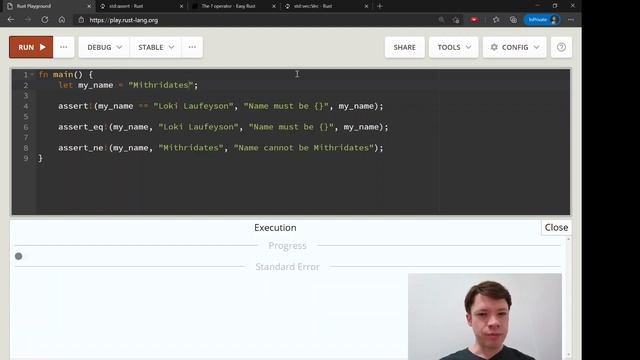 Easy Rust 062: assert!, assert_eq!, and assert_ne! macros смотреть онлайн