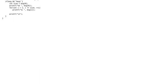 Code Review: Parse a contrived message protocol with first byte data length followed by data смотреть онлайн