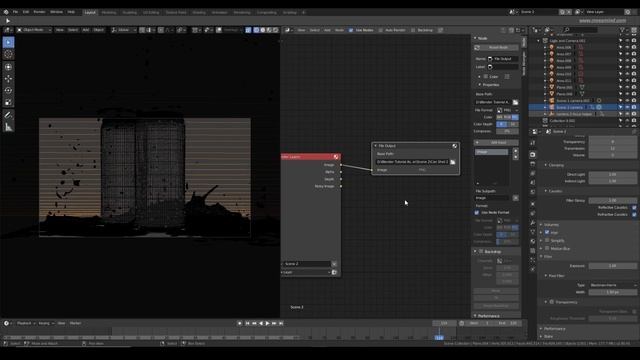 CGI для рекламы продукции в Blender - Часть 04. Завершение сцены и рендер смотреть онлайн
