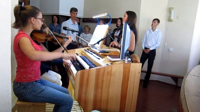 Боже сокровенний Антон Жанна скрипка