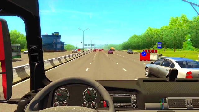 Мультик про грузовик. Винтик едет на грузовике в город