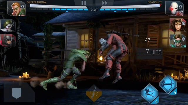 Injustice 2 Mobile Campaign Stage 2 Battle 6 Against Deadshot смотреть онлайн