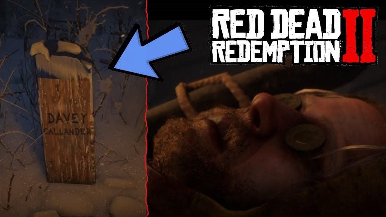 Могила Дейви и диалоги с членами банды в прологе RDR2 смотреть онлайн