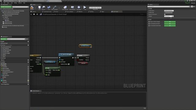 Unreal Engine (UE4, UE5)  - Crouch (Приседание) FPS