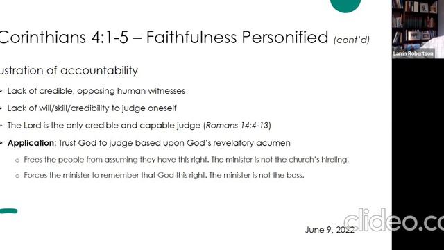 1 Corinthians 4:1-21 | Bible Study | June 9, 2022 смотреть онлайн
