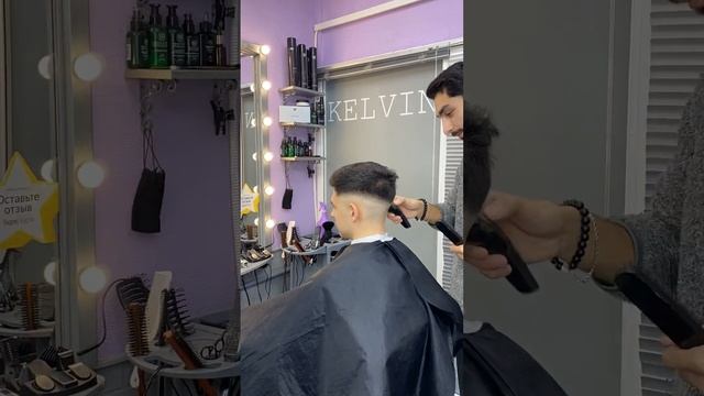 Создание стильной мужской прически в салоне красоты KELVIN в Жулебино смотреть онлайн