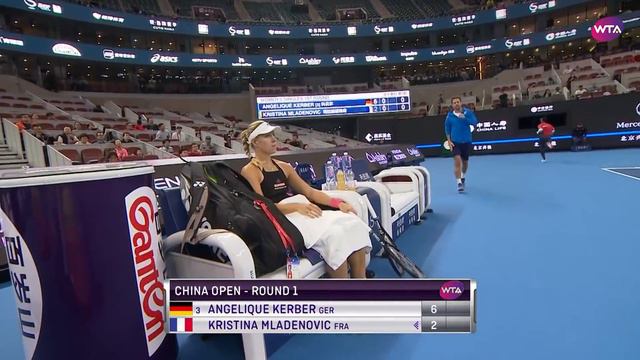 Angelique Kerber vs. Kristina Mladenovic | 2018 China Open Round One | WTA Highlights смотреть онлайн
