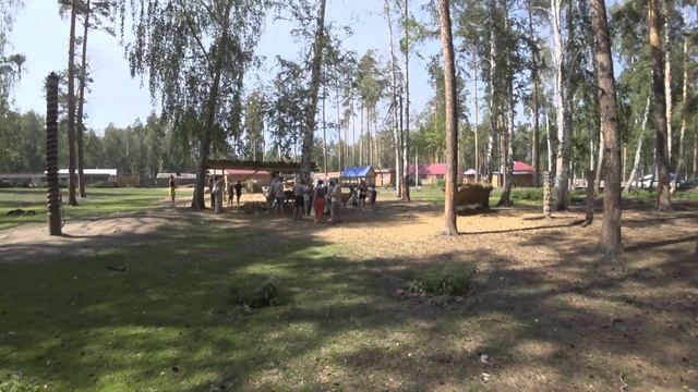 Поездка на ферму Бархатные рога в ста км. от города. Олени, страусы, павлины, еноты, яки, верблюд.. смотреть онлайн
