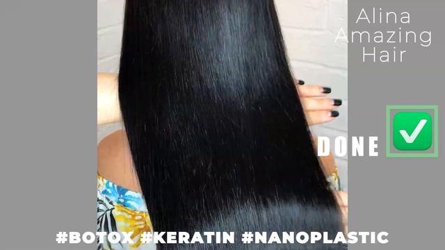 Здоровые сильные шелковистые волосы. Ботокс Кератин Нанопластика ? #hairstraightener смотреть онлайн