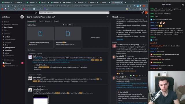 Navigation Results & Process Death (Android/Jetpack Compose) | IncentiveTimer Twitch Stream #5 смотреть онлайн