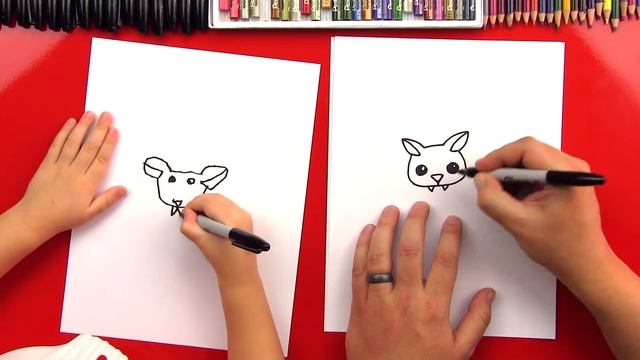 How To Draw A Cartoon Bat смотреть онлайн