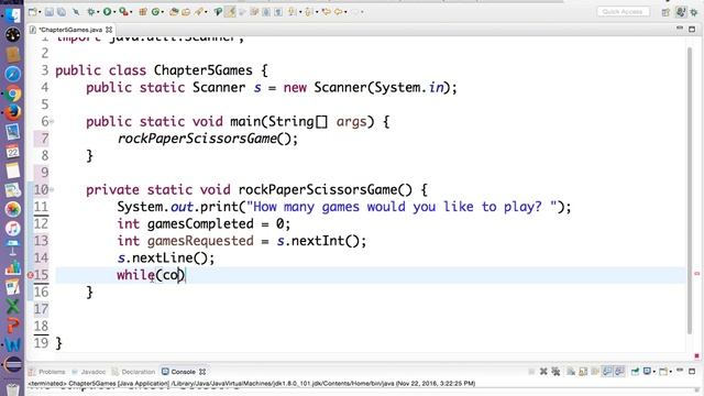 Java Rock Paper Scissors (Part 1) смотреть онлайн
