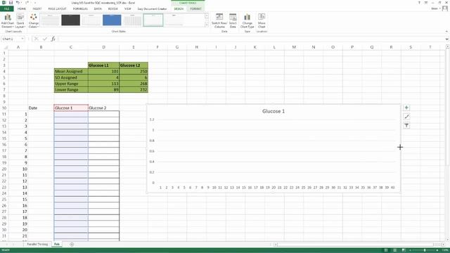 Using Excel Sheets For SQC Monitoring