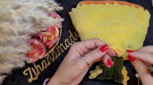 МК КУКЛА-БУКЕТИК АМЕЛИЯ ❤️ 5-Я (заключительная) ЧАСТЬ (Довязывание юбок, шляпа, листья, цветы)