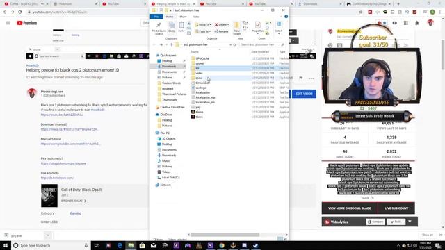 Helping people fix black ops 2 plutonium errors! :D смотреть онлайн