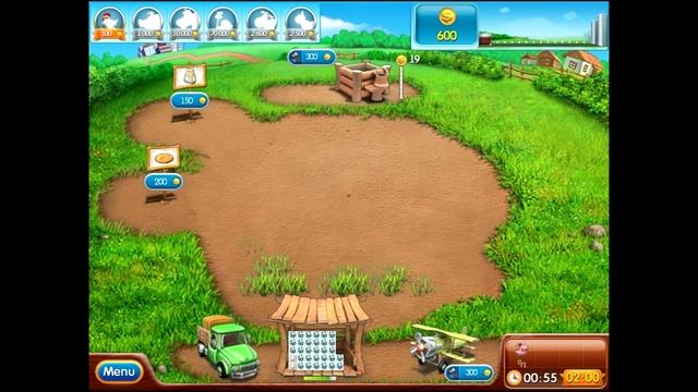 Farm frenzy 2 only GOLD (level 14) Cake street 6 Веселая ферма 2 Кексовая 6 (уровень 14) Золото смотреть онлайн