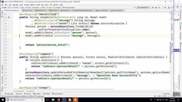 11 - Spring MVC - Part 3 Bean Validation смотреть онлайн