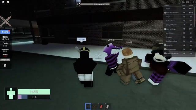 Roblox Criminality Metal bat is fun смотреть онлайн