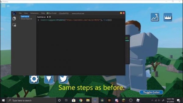 Dark Hub Showcase! (Roblox Hacks/ Scripts)