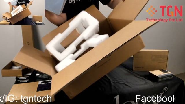 Synology RS1221 unboxing Jan 2021